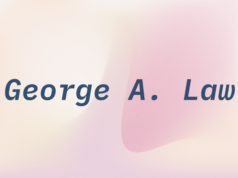 George A. Law