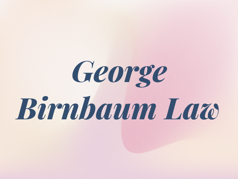 George Birnbaum Law