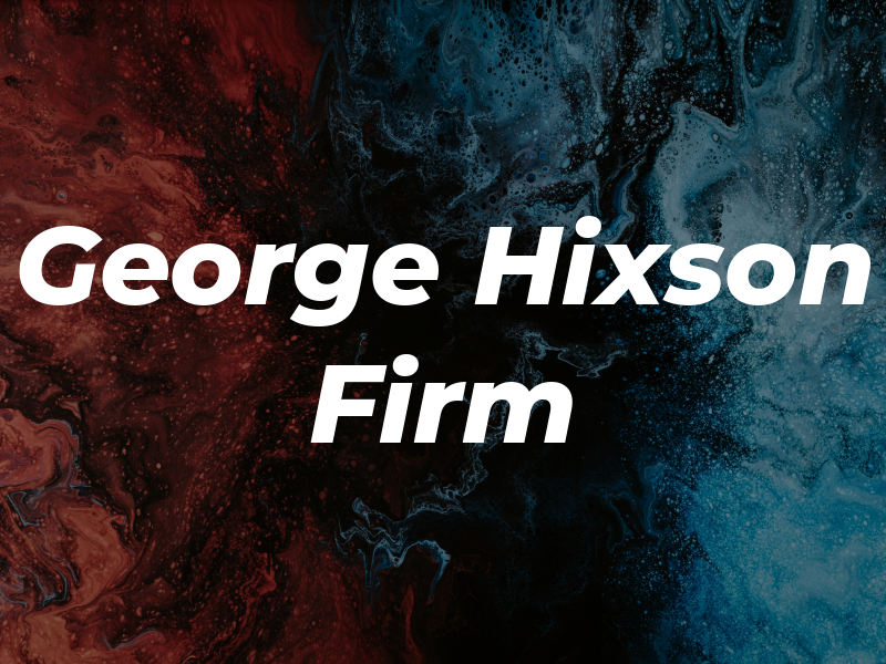 George Hixson Law Firm