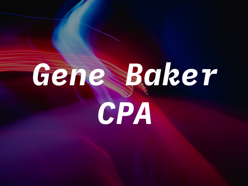 Gene Baker CPA