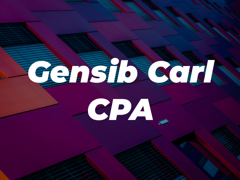 Gensib Carl CPA