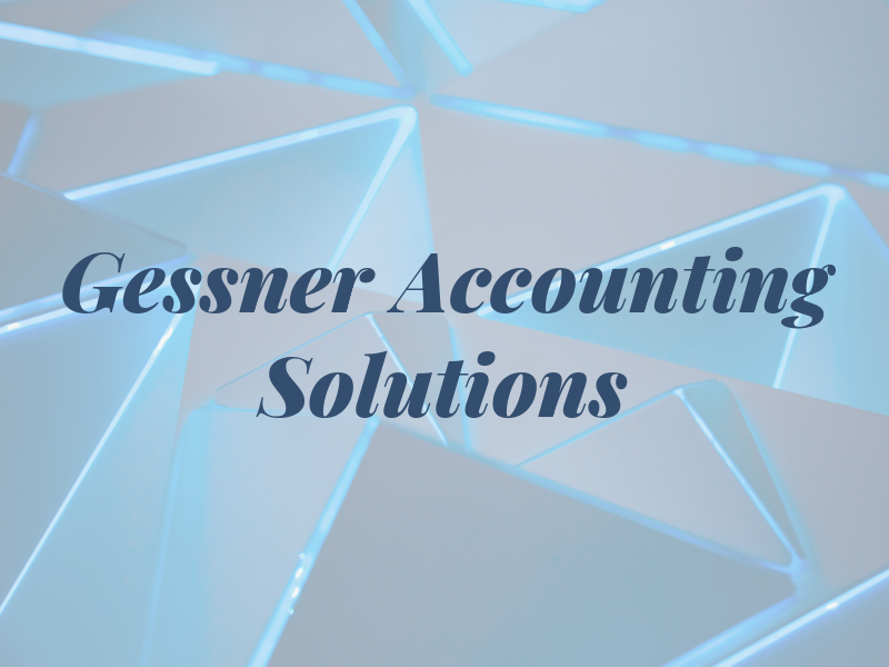 Gessner Accounting Solutions