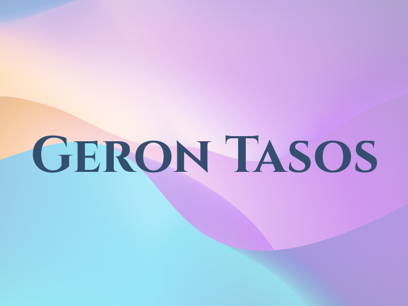 Geron Tasos