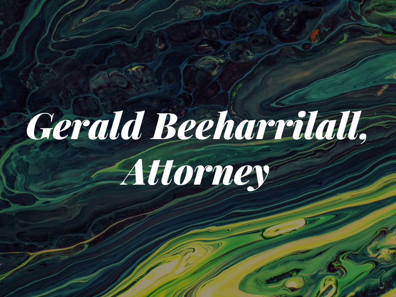 Gerald Beeharrilall, Attorney at Law