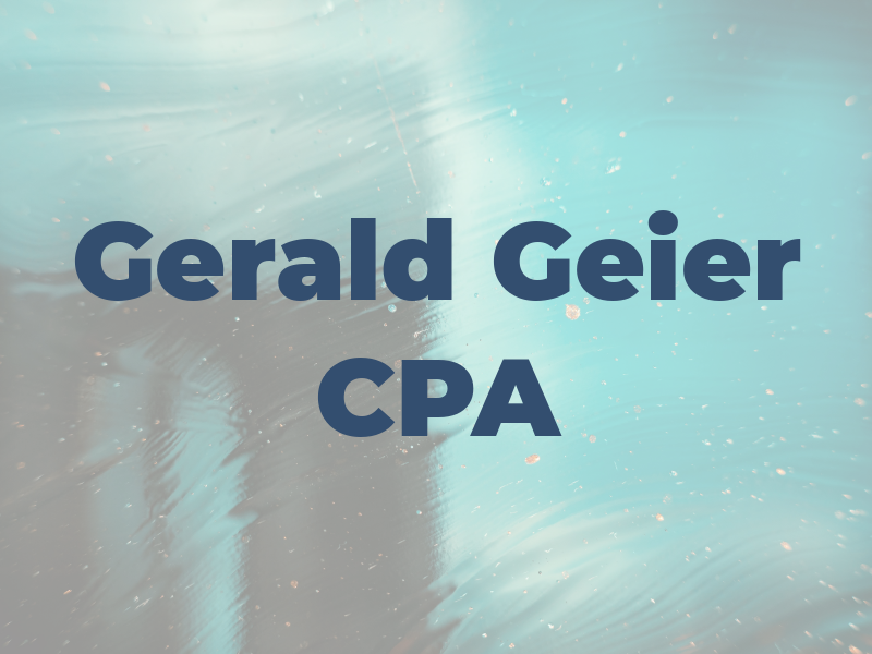 Gerald Geier CPA