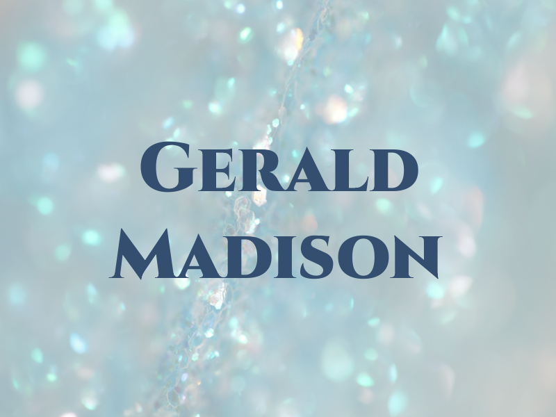Gerald Madison