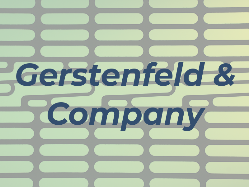 Gerstenfeld & Company