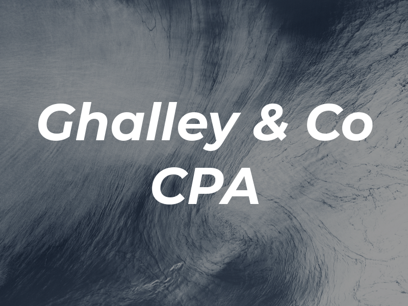 Ghalley & Co CPA