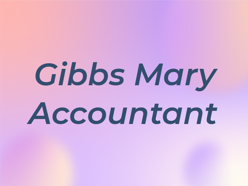 Gibbs Mary T Accountant