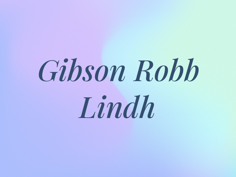 Gibson Robb & Lindh