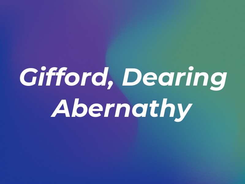 Gifford, Dearing & Abernathy