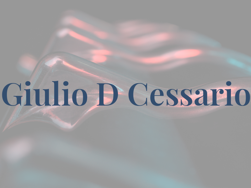 Giulio D Cessario
