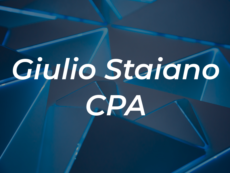 Giulio Staiano CPA