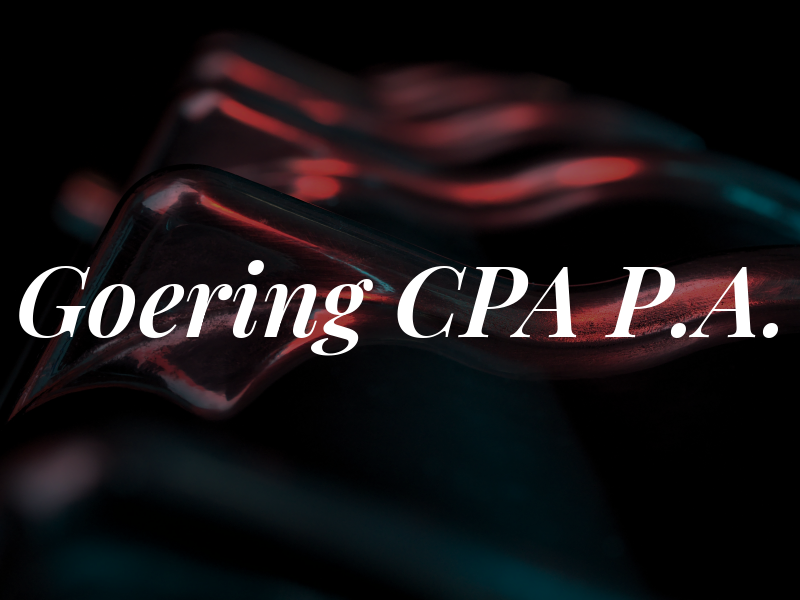 Goering CPA P.A.