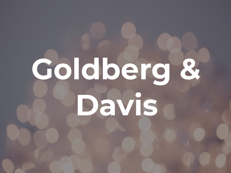 Goldberg & Davis