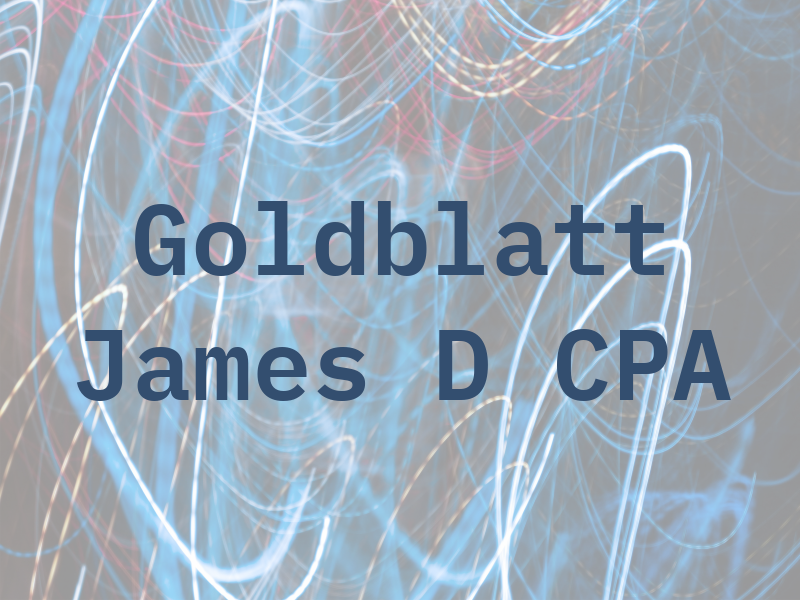 Goldblatt James D CPA