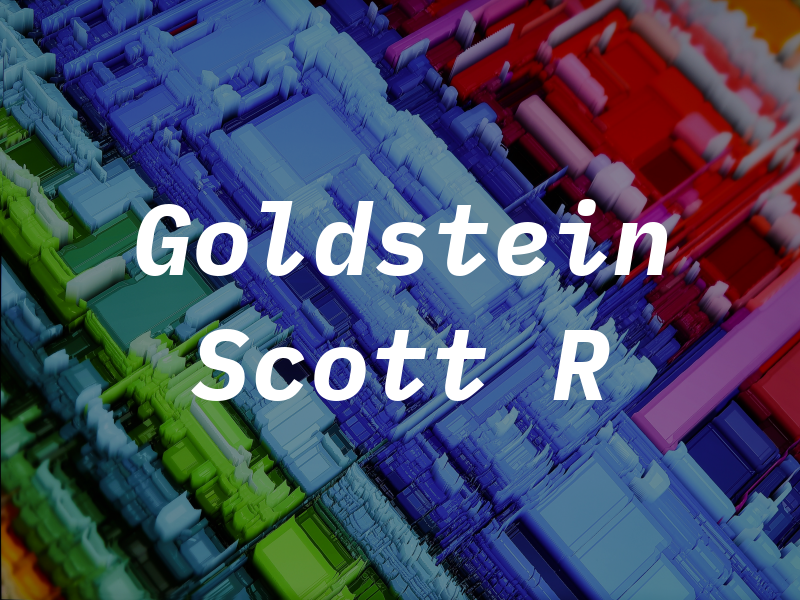 Goldstein Scott R
