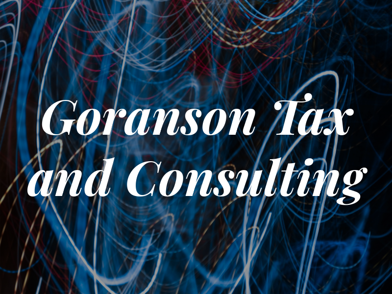 Goranson Tax and Consulting