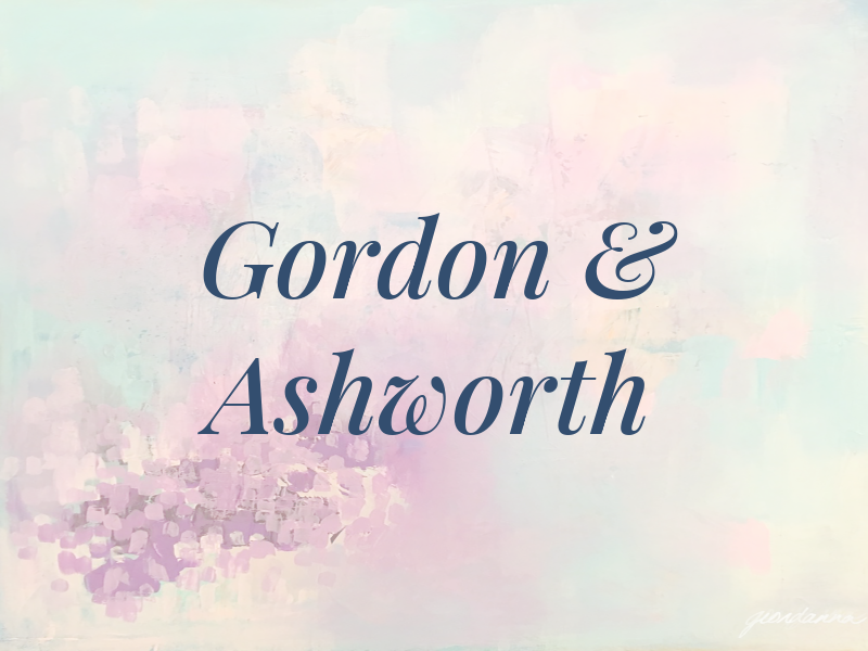 Gordon & Ashworth