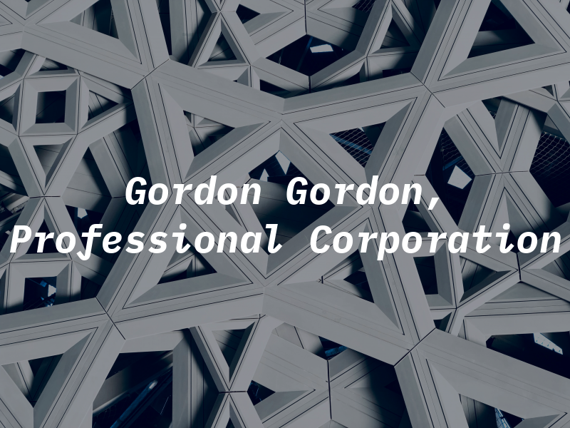 Gordon & Gordon, A Professional Law Corporation