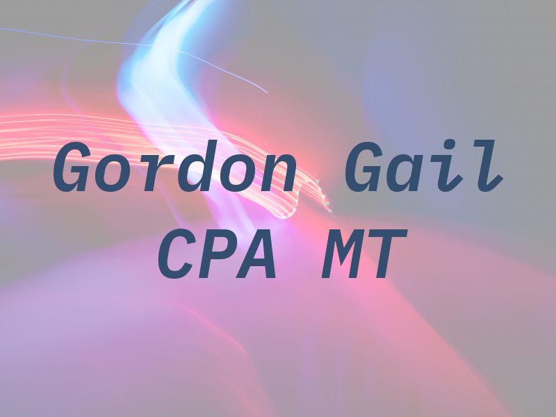 Gordon Gail CPA MT