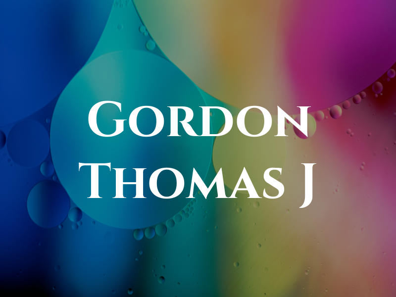 Gordon Thomas J