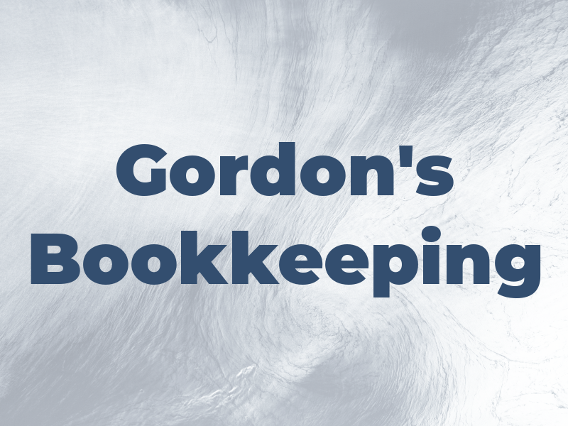 Gordon's Bookkeeping