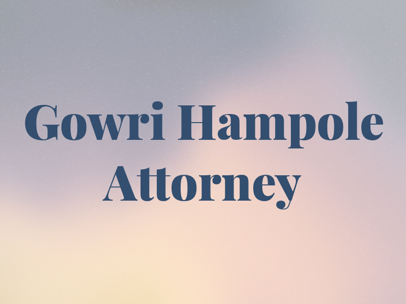 Gowri V. Hampole Attorney at Law