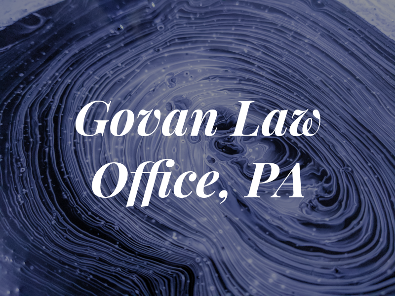 Govan Law Office, PA