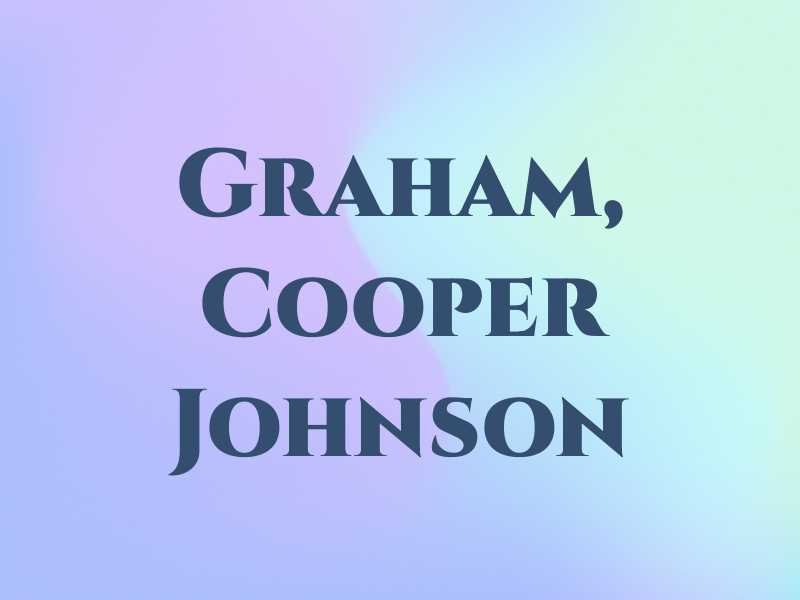Graham, Cooper & Johnson