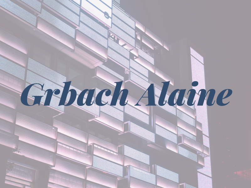 Grbach Alaine