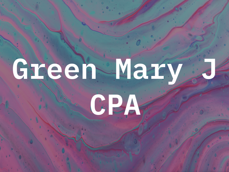 Green Mary J CPA