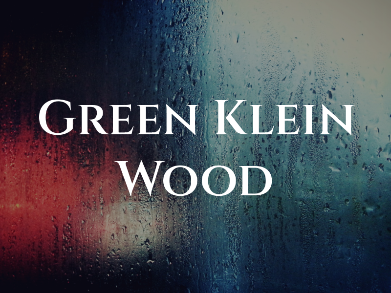 Green Klein & Wood