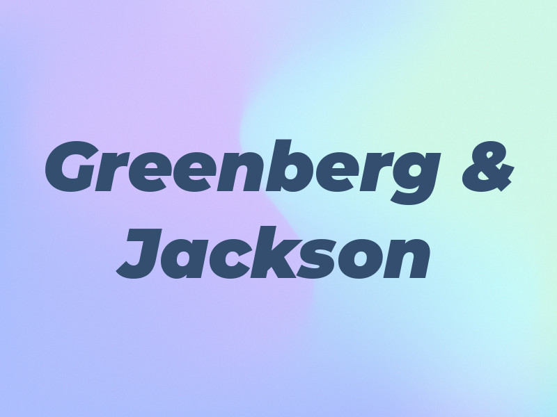 Greenberg & Jackson