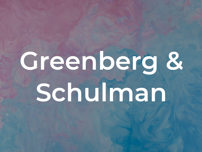 Greenberg & Schulman