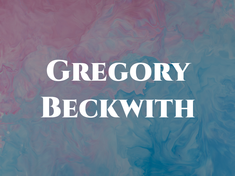 Gregory Beckwith