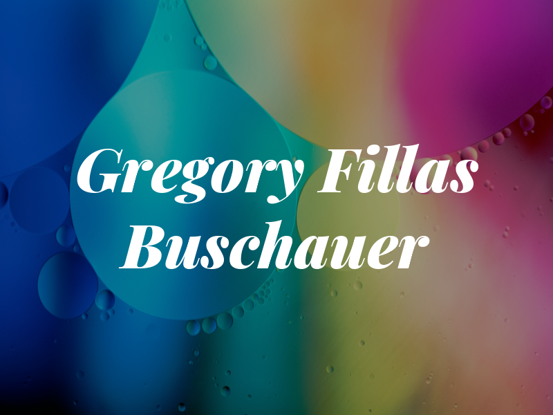 Gregory Fillas & Buschauer