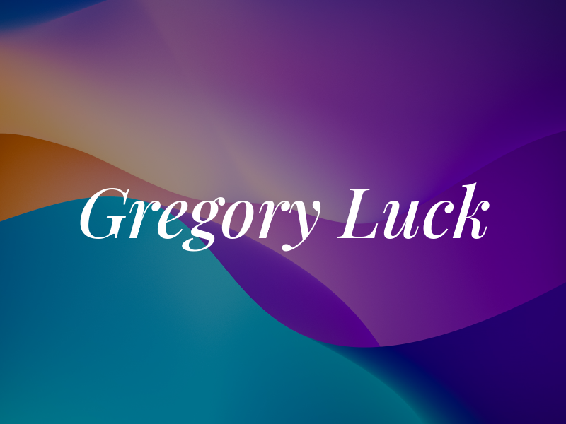Gregory Luck