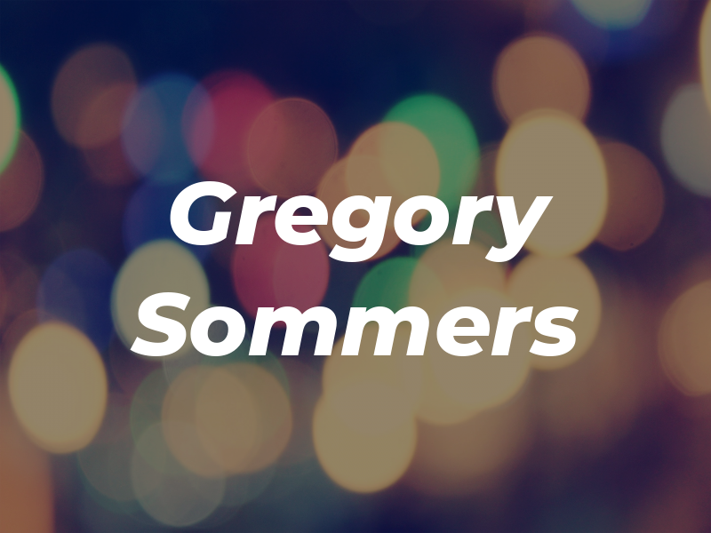 Gregory Sommers