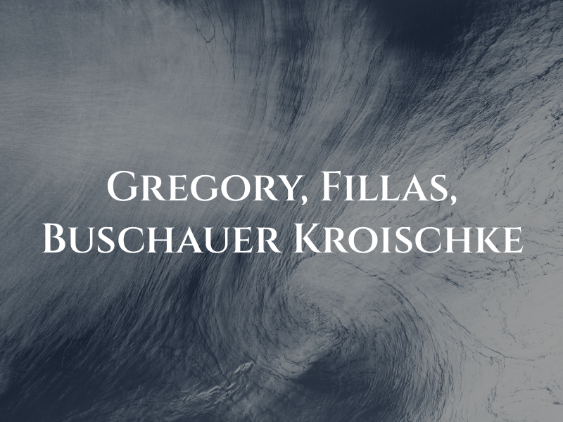 Gregory, Fillas, Buschauer & Kroischke