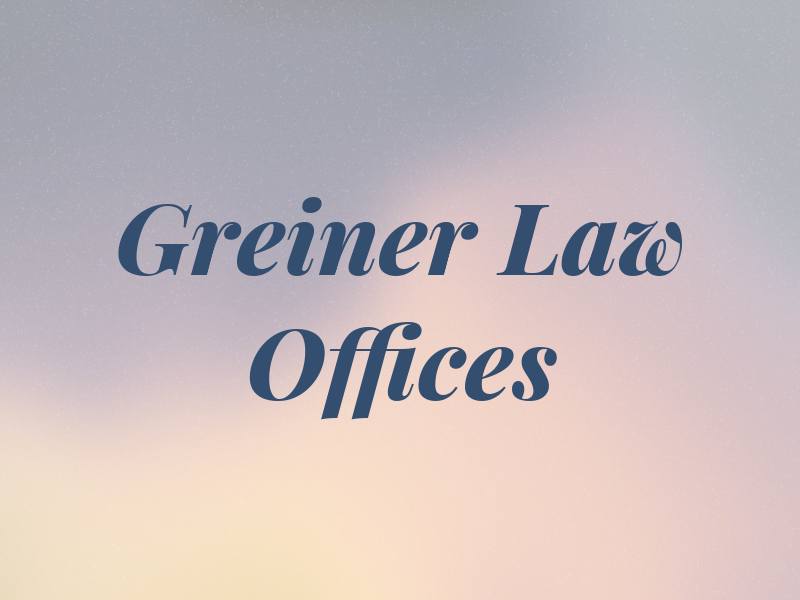 Greiner Law Offices