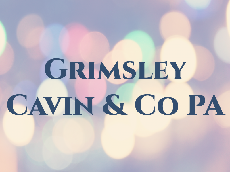 Grimsley Cavin & Co PA
