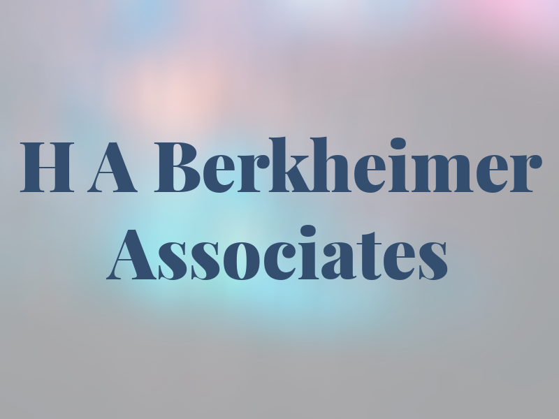 H A Berkheimer Associates