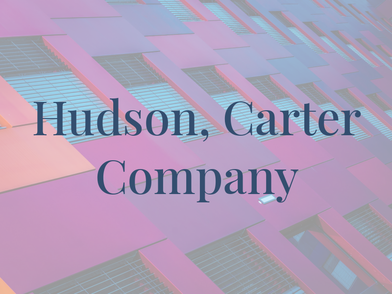 Hudson, Carter & Company