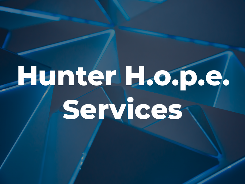 Hunter H.o.p.e. Tax Services