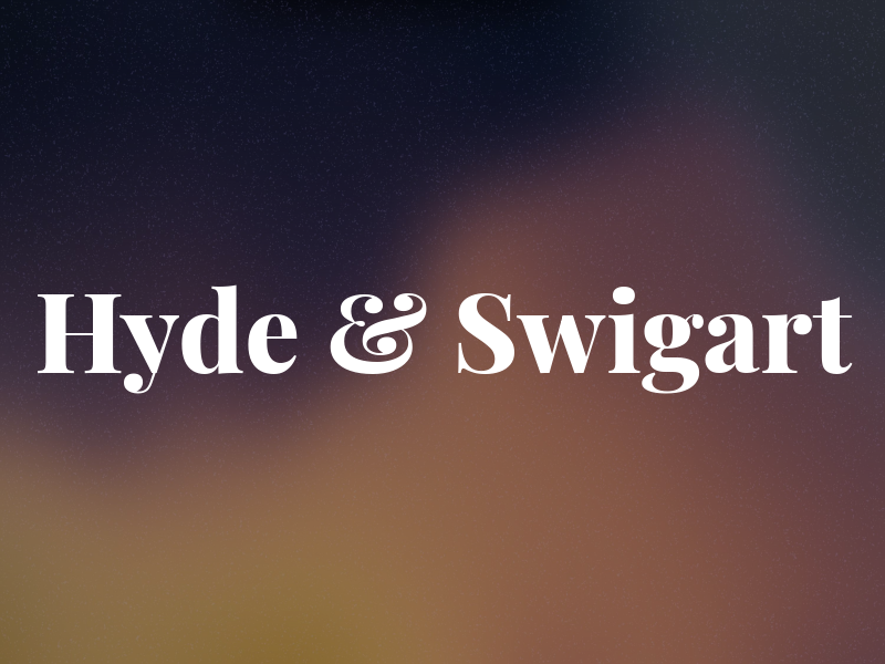 Hyde & Swigart