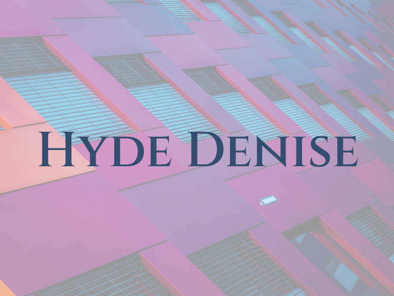 Hyde Denise