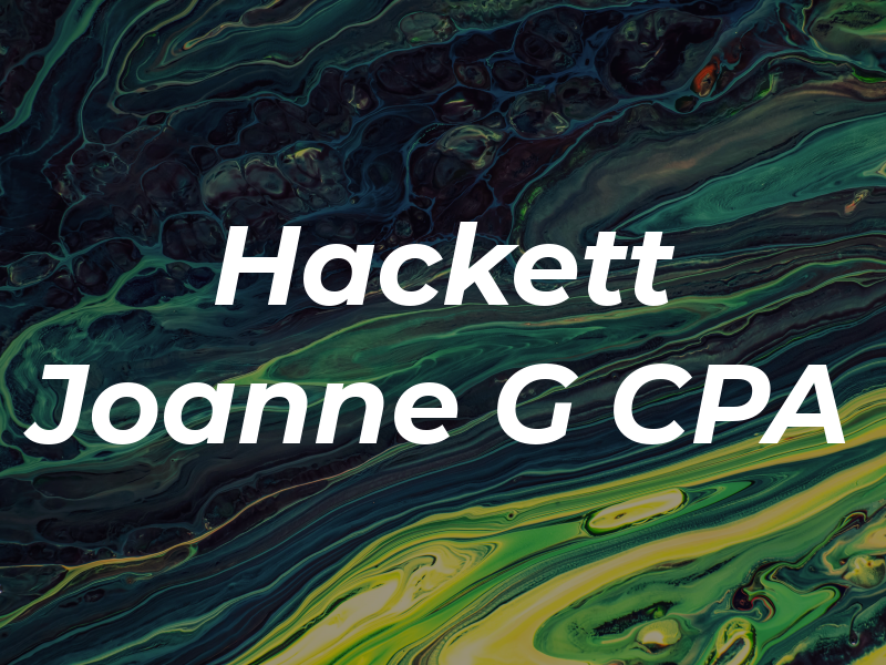 Hackett Joanne G CPA