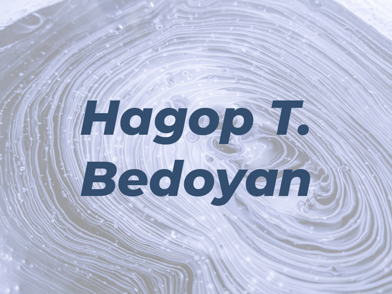 Hagop T. Bedoyan