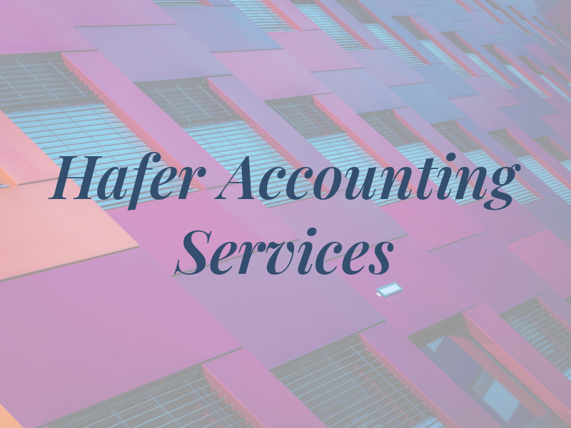 Hafer Accounting and Tax Services